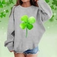 womens sweatshirt st patricks day off shoulder black