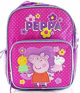 Plush Backpack 12" Soft Doll Toys New Licensed 105383 Peppa Pig 