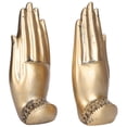 thumbnail image 2 of Resin Figurine, Strong Structure Eco-friendly Exquisite Workmanship Home Buddha Statue, Buddha Figurine, For Home Living Room Gold, 2 of 8