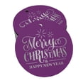 thumbnail image 1 of Inkdotpot Pack Of 100 Real Silver Foil Paper Tags Merry Christmas & Happy New Year Text Favor Hang Tags, 1 of 7