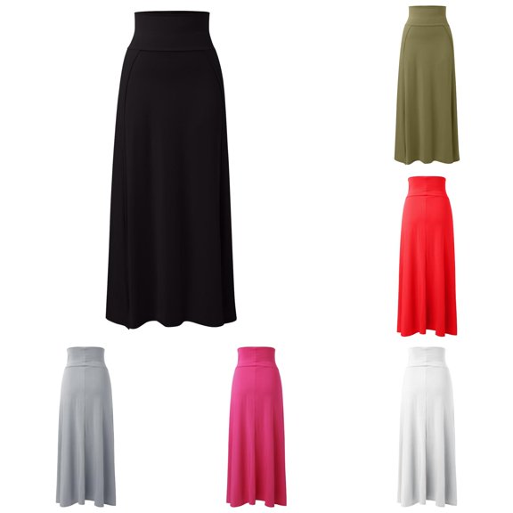 Product Category Skirt - Elegant Dress Alternative for Women with Slits and Versatile Everyday Wear