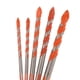thumbnail image 4 of Broca helicoidal triangular multiusos de aleación para azulejos de porcelana y cerámica, Rojo 5PCS, 4 of 9