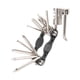 thumbnail image 1 of Yuarrent Llave de reparación de bicicletas 11 en 1, llave inglesa para bicicleta, destornillador, herramientas para motocicleta Ciclismo Negro, 1 of 6