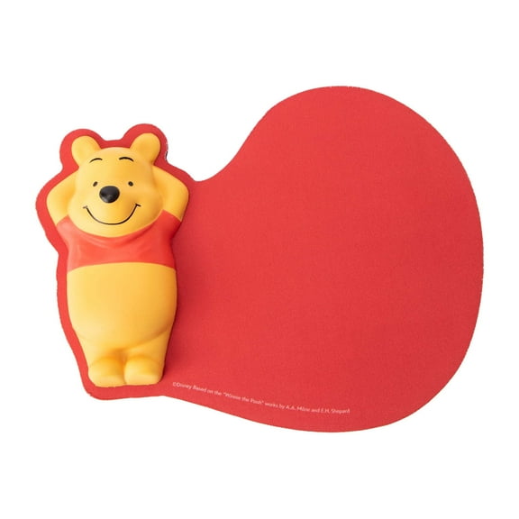 Disney Winnie the Pooh Mouse Pad with Wrist Support, Non-Slip Desk Accessory