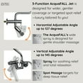 thumbnail image 6 of Forno Acqua AcquaFALL Mini 8 Inch Shower Head, Polished Stainless Steel Finish, Overhead Rainfall Shower, Handheld Shower Head, Body Jets, 1.8 GPM Flow Rate, 6 of 14