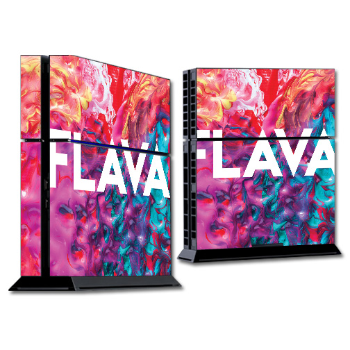 Skin Decal Wrap Compatible With Sony PS4 Console Flava - image 1 of 4