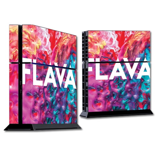 Skin Decal Wrap Compatible With Sony PS4 Console Flava