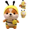 thumbnail image 1 of Adorable Squirrel Stuffed Animal Dressed in Dinosaur Costume Plushies Chipmuck with Dinosaur Outfit Cute Plush Toys for Kids, 1 of 5