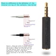 thumbnail image 4 of Convertidor de auriculares macho a hembra Cable adaptador convertidor de auriculares universal, 4 of 6