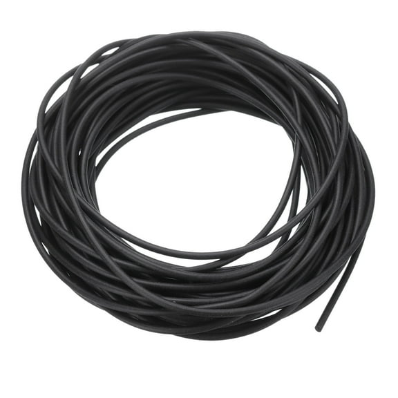 Uxcell Silicone Foam Seal Strip, 32.8Ft 0.07"Dia High Density Weather Stripping, Black