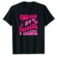thumbnail image 1 of AALJY Alimenté par Cafécito Y Chisme T-Shirt Citation, 1 of 5