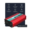 thumbnail image 5 of TATALIKEN 1500 Watts 3000 Watts Pure Sine Wave Power Inverter DC 12V to AC 110V/120V Car Inverter with 2 AC Outlets for Power Tools Home Vehicles RV Truck, LCD Display, 5 of 11