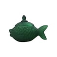 thumbnail image 2 of Fish-Shaped Glass Storage Jar, Decorative Candy Jar for Snacks, Dried Fruits & Tea, Handcrafted Glass Storage, Multifunctional Home Decor, Unique Kitchen Storage Container, 2 of 6