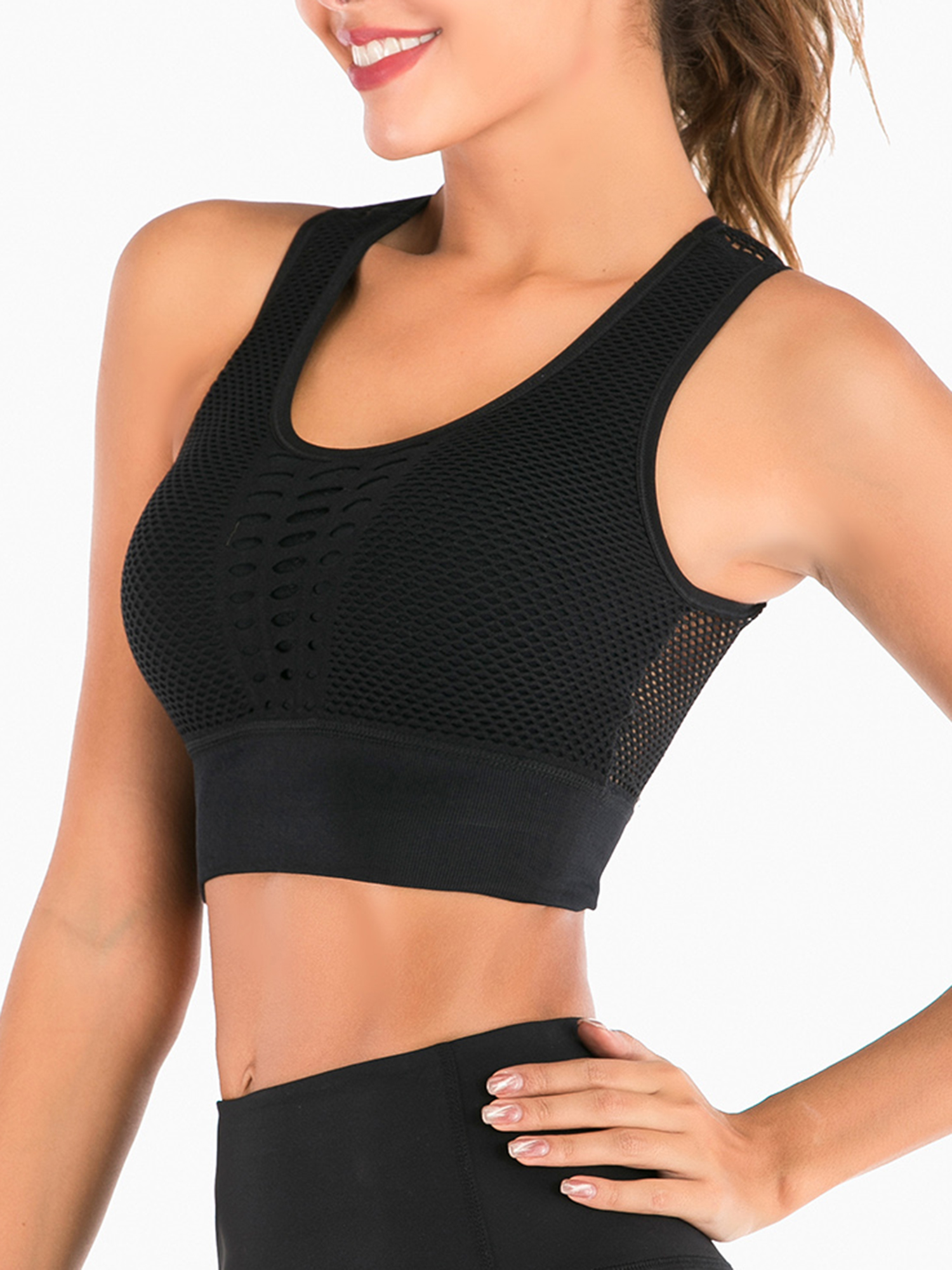 cropped sports bra top