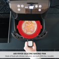 thumbnail image 2 of 3Pcs Air Fryer Silicone Pot avec Poignée Réutilisable Air Friteuse Doublure Résistant à la Chaleur Air Friteuse Panier Poêle, 2 of 8