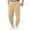 Khaki(mens pants), variant on GuangCheng George Mens Elastic Waist Sweatpants,Casual Joggers,Baggy,Pull On,Lounge Pants for Men,Black,Size M