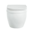 thumbnail image 2 of Dieppe Wall-Hung Elongated Toilet Bowl in Matte White, 2 of 2