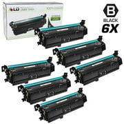 LD Products Remanufactured Replacement Laser Toner Cartridges for CE264X (HP 646X) High-Yie Black (6 Pack)