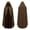 Brown, variant on Luxury Wizard Witch Robe, Gold Trim Velvet Long Hooded Cape Cloak, Full Length Wizard Witch Robe for Halloween Medieval Cosplay, 6 Color Luxury Velvet Costume Cape, Blue One Size