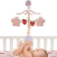 thumbnail image 2 of Bedtime Originals Flower Power Strawberry Musical Baby Crib Mobile Soother Toy, 2 of 7