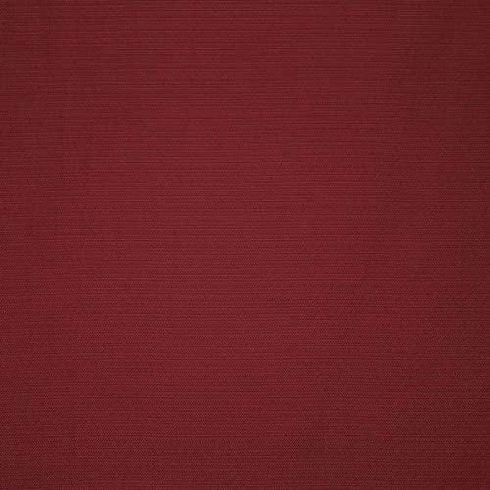 Exclusive Home Delano Heavyweight Textured Indoor/Outdoor Grommet Top Curtain Panel Pair, 54"x120", Radiant Red