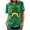 Green, variant on Kayannuo Blouses for Women Tee Shirts for Women St. Patrick's Day Womens Fashion Print Tops Short Sleeve Out Blouse Funny Round Neck T-Shirt Tops