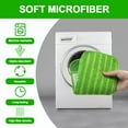 thumbnail image 2 of Reusable Microfiber Mop Pads, Machine Washable, 12 Inch, Green/Blue/Purple, 2-Pack, 2 of 10