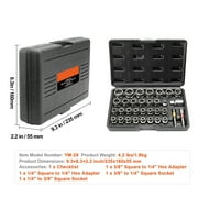 BENTISM YM-29, Bolt Extractor Socket Wrench & Set, 29 Pieces