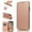 rosegold, variant on Dteck iPhone XS Max Case, Premium PU Durable Leather Card Slots Wallet Folio Protective Shockproof Cover For iPhone XS Max, coffee
