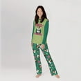 thumbnail image 2 of Elf Christmas Pajamas – Women's, 2-Piece Pajama Set Holiday Sleepwear, 2 of 2