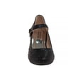 thumbnail image 5 of Badgley Mischka Little Kids Girls Block Heel Rhinestone Dress Shoes,   Black, 3, 5 of 7