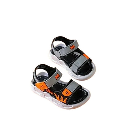 

Harsuny Kids Wading Comfort Fisherman Sandal Magic Tape Quick Dry Open Toe Flat Sandals Summer Casual Flats