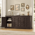 thumbnail image 2 of Timagebreze 70 Inch Farmhouse Sideboard with 4 Doors & Adjustable Shelves, Wood Buffet Cabinet for Dining Room, 2 of 9