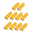 thumbnail image 3 of LOVIVER 10 Pieces 50W Aluminium Clad Power Resistor User-Friendly Installation 4 Ohm, 3 of 8