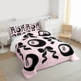 thumbnail image 3 of Feelyou Fashion Bow-tie Queen Comforter Set, Cartoon Billiards Bedding Comforter Set, 3pcs, 3 of 8