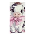 thumbnail image 6 of ZFLMY Kawaii Cow Hand Towel 100% Polyester Kitchen Towels Funny Design 29.5x13.8 inches 29.5x13.8in, 6 of 6