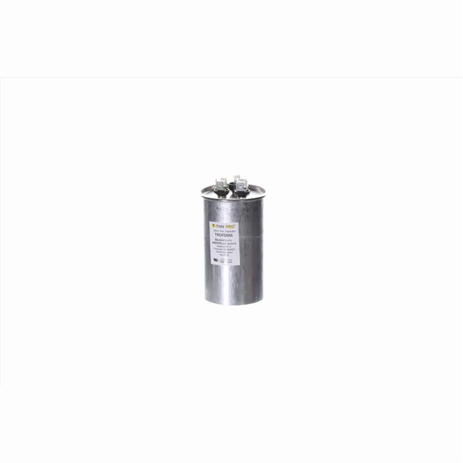 Titan Pro 55+5 MFD 440 V Round Run Capacitor