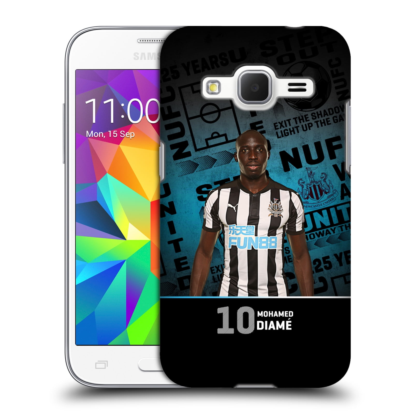 OFFICIAL NEWCASTLE UNITED FC NUFC 2017/18 FIRST TEAM 1 HARD BACK CASE