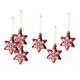 thumbnail image 2 of Adornos para de Navidad, colgantes para colgar, decoración de de Navidad para celebración de boda, suministros para favores de fiesta Estrella de 6 puntas 6PCS, 2 of 8