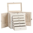 thumbnail image 1 of Joyero Frebeauty organizador de 6 niveles, color blanco perla, 1 of 7
