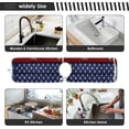 thumbnail image 6 of Coolnut 4th July Usa Independence Day 2PCS Faucet Absorbent Mat Kitchen Faucet Sink Splash Guard Microfiber Cloth Faucet Splash Catcher Water Absorbent Mat, Faucet Mat for Kitchen Sink 14x5in, 6 of 7