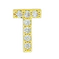 thumbnail image 1 of serony Simple Design Letter Rhinestone Earring Party Hiking Portable Stud Earrings Photo Shooting Ear Decor Jewellery T, 1 of 8