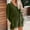 Green, variant on Zedker Summer Dresses for Women Ruffle Sleeve V Neck Midi Dress Casual Beach Sundress Bikini Beachwear Plus Size Black L