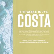 Costa Del Mar Sunglasses for Men - Permit Mens Polarized Sunglasses - Fishing, Boating & Beach UV Protection - Size 62 - Matte Gray/Blue Mirror 580G