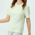 thumbnail image 4 of Handshe Unisex Quick-Dry T-Shirt, Solid Color Cooling Stretch Skin-Friendly for Outdoor Casual Fitness Training and Daily Wear, 4 of 5