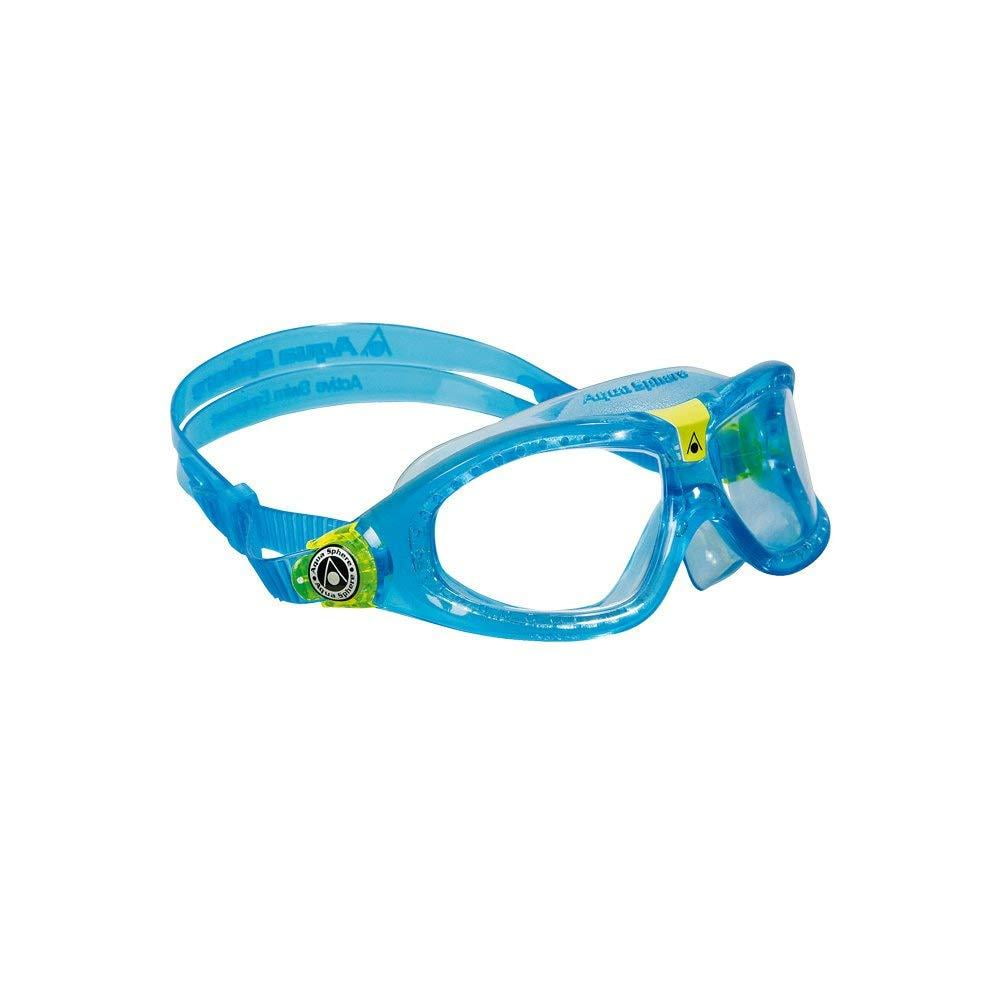 Seal 2.0 Kids Goggle Blue Lens Transparent-Lime By Aqua Sphere by