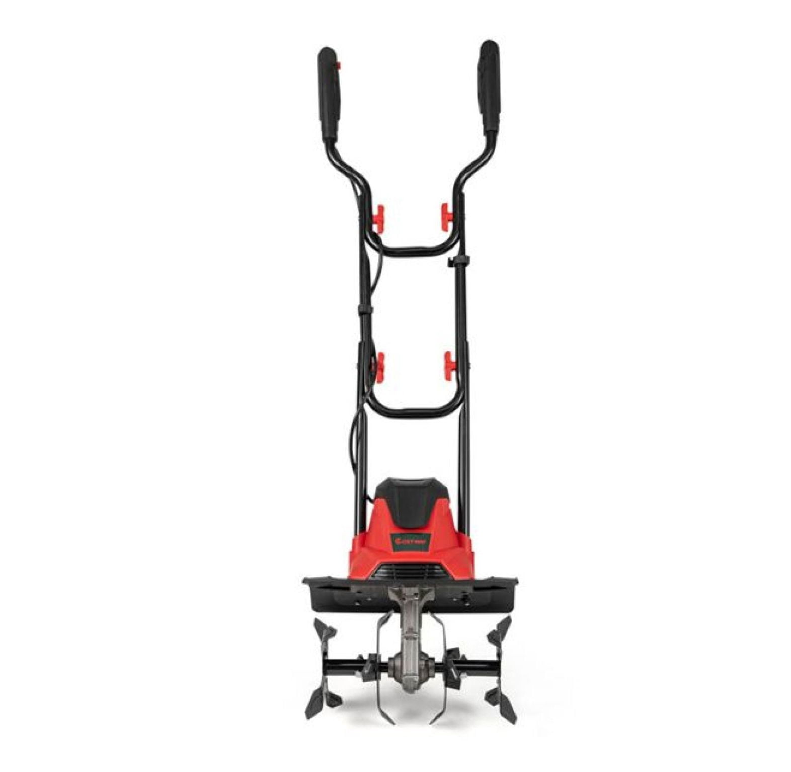 10 Amp Electric Tiller - 14" Garden Cultivator with 4 Blades, Foldable Handle, 380 RPM - Soil Preparation for Planting