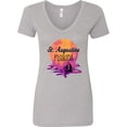 thumbnail image 3 of Inktastic St. Augustine Florida Vacation Women's V-Neck T-Shirt, 3 of 5