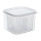 thumbnail image 4 of Caja de almacenamiento de alimentos Clear Produce Saver Clear Multifuncional a prueba de fugas Reutilizable Colador Cesta para gabinetes Encimeras, 4 of 9