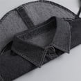thumbnail image 3 of Denim False Collar - Fake Collar Detachable False Dickey Collar Half Shirt Blouse for Women, 3 of 8